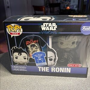 Funko Pop! Star Wars Visions The Ronin Figure Set - Black and White